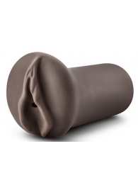 Коричневый мастубратор-вагина Nicole s Kitty - Blush Novelties - в Костроме купить с доставкой