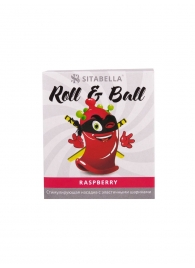 Стимулирующий презерватив-насадка Roll   Ball Raspberry - Sitabella - купить с доставкой в Костроме