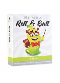 Стимулирующий презерватив-насадка Roll   Ball Apple - Sitabella - купить с доставкой в Костроме