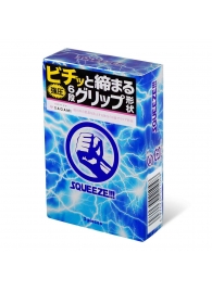 Презервативы Sagami Squeeze волнистой формы - 5 шт. - Sagami - купить с доставкой в Костроме