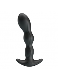 Черный анальный стимулятор простаты с вибрацией Special Anal Massager - 14,5 см. - Baile - в Костроме купить с доставкой