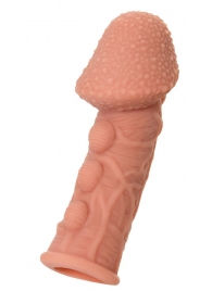 Насадка на фаллос с пузыриками, венками и ребристостью KOKOS Extreme Sleeve 09 - 12,7 см. - KOKOS - в Костроме купить с доставкой