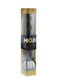 Черная ёлочка-насадка для двойного проникновения Mojo Bumpy - 15 см. - Seven Creations - в Костроме купить с доставкой