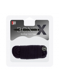 Черная веревка для связывания BONDX LOVE ROPE - 10 м. - Dream Toys - купить с доставкой в Костроме