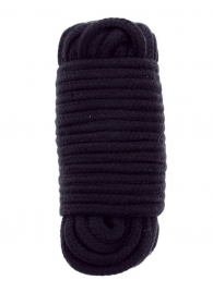 Черная веревка для связывания BONDX LOVE ROPE - 10 м. - Dream Toys - купить с доставкой в Костроме