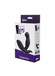Черный вибромассажер простаты PROSTATE HERO - Dream Toys - в Костроме купить с доставкой
