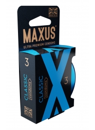 Классические презервативы в железном кейсе MAXUS Classic - 3 шт. - Maxus - купить с доставкой в Костроме