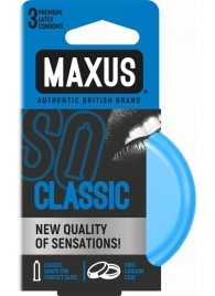 Классические презервативы в железном кейсе MAXUS Classic - 3 шт. - Maxus - купить с доставкой в Костроме