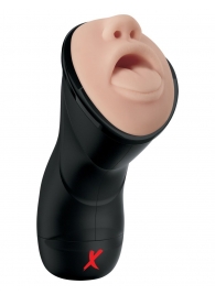 Мастурбатор-ротик Deep Throat Vibrating Stroker - Pipedream - в Костроме купить с доставкой