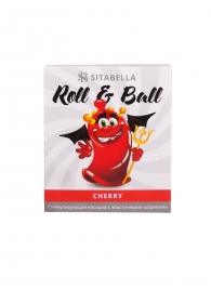 Стимулирующий презерватив-насадка Roll   Ball Cherry - Sitabella - купить с доставкой в Костроме
