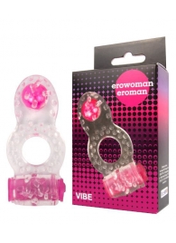 Прозрачное эрекционное кольцо Erowoman-Eroman - Erowoman-Eroman - в Костроме купить с доставкой