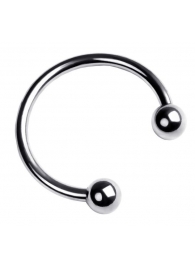 Серебристая подкова на головку пениса - ToyFa - купить с доставкой в Костроме