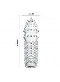 Закрытая прозрачная насадка Crystal sleeve - 14,2 см. - Erowoman-Eroman - в Костроме купить с доставкой