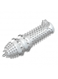 Закрытая прозрачная насадка Crystal sleeve - 14,2 см. - Erowoman-Eroman - в Костроме купить с доставкой