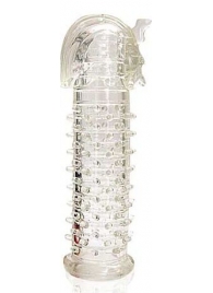 Закрытая прозрачная насадка на пенис Crystal Sleeve Faraon - 13,5 см. - Erowoman-Eroman - в Костроме купить с доставкой