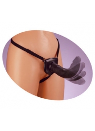 Черный податливый страпон Posable Partner Strap-On - 17,8 см. - Pipedream - купить с доставкой в Костроме