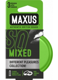Презервативы в железном кейсе MAXUS Mixed - 3 шт. - Maxus - купить с доставкой в Костроме