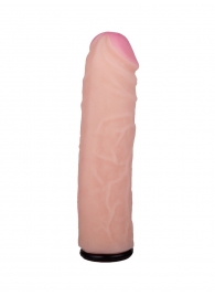 Черный пояс-трусики с насадкой  Гламур Dana  - 15,5 см. - LOVETOY (А-Полимер) - купить с доставкой в Костроме