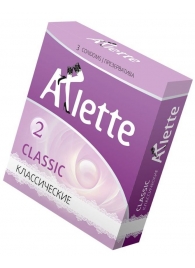 Классические презервативы Arlette Classic - 3 шт. - Arlette - купить с доставкой в Костроме