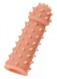 Телесная реалистичная насадка KOKOS Extreme Sleeve 03 с дополнительной стимуляцией - 12,7 см. - KOKOS - в Костроме купить с доставкой