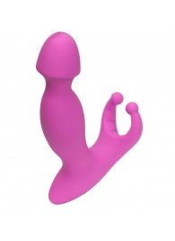 Розовый стимулятор простаты с усиками - 15 см. - 4sexdreaM - в Костроме купить с доставкой
