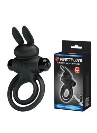 Черное эрекционное кольцо с вибростимуляцией клитора Vibrant Penis Ring III - Baile - в Костроме купить с доставкой