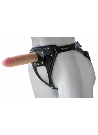 Универсальный мягкий пояс с насадкой Hard brutal BDSM-КОНСУЛ - 17 см. - LOVETOY (А-Полимер) - купить с доставкой в Костроме