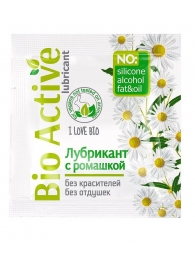 Пробник лубриканта на водной основе Bio Active - 3 гр. - Биоритм - купить с доставкой в Костроме