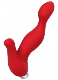 Красный силиконовый вибростимулятор простаты Proman - 12,5 см. - ToyFa - в Костроме купить с доставкой