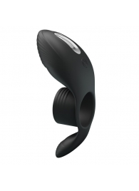 Черное кольцо на пенис с вибрацией Vibration Penis Sleeve - Baile - в Костроме купить с доставкой