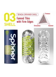 Мастурбатор SPINNER Shell - Tenga - в Костроме купить с доставкой