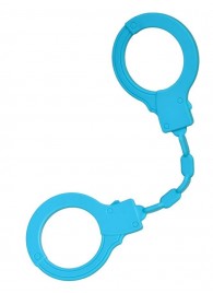 Голубые силиконовые наручники A-Toys без ключа - A-toys - купить с доставкой в Костроме