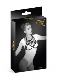 Черная упряжь на грудь Clara - Bijoux Pour Toi - купить с доставкой в Костроме