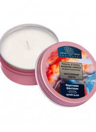Массажная свеча  Фруктовая фантазия - БиоМед - купить с доставкой в Костроме
