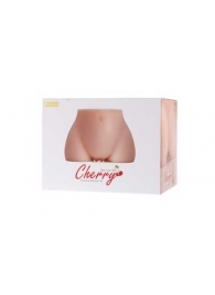 Мастурбатор-полуторс Cherry с вибрацией и двумя любовными тоннелями - KOKOS - в Костроме купить с доставкой