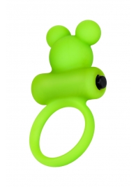 Зеленое виброкольцо на пенис A-Toys - A-toys - в Костроме купить с доставкой