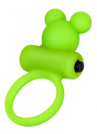 Зеленое виброкольцо на пенис A-Toys - A-toys - в Костроме купить с доставкой