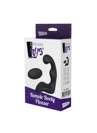Черный вибромассажер простаты REMOTE BOOTY PLEASER - Dream Toys - в Костроме купить с доставкой