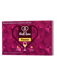 Женский возбудитель мгновенного действия Forte Love Power - 7 ампул (2,5 мл.) - Капиталпродукт - купить с доставкой в Костроме