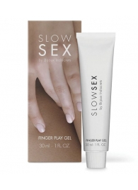 Гель для мастурбации с ароматом кокоса Slow Sex Finger Play Gel - 30 мл. - Bijoux Indiscrets - купить с доставкой в Костроме