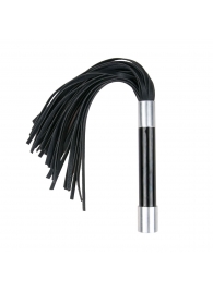 Черная плеть Easytoys Flogger With Metal Grip - 38 см. - Easy toys - купить с доставкой в Костроме