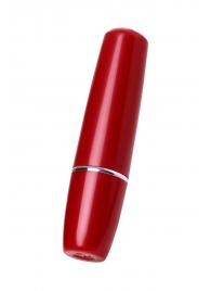 Красный мини-вибратор в форме губной помады Lipstick Vibe - A-toys