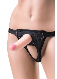 Телесный страпон на трусиках Realstick Jax - 17,9 см. - ToyFa - купить с доставкой в Костроме