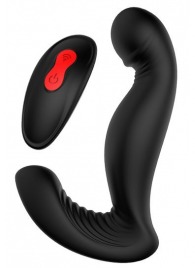 Черный вибромассажер простаты SWIRLING P-PLEASER - Dream Toys - в Костроме купить с доставкой
