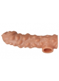 Насадка на фаллос с крупными бугорками EXTREME SLEEVE - 15,6 см. - KOKOS - в Костроме купить с доставкой