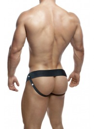 Черный мужской страпон DR. SKIN 6INCH HOLLOW STRAP ON - 16 см. - Blush Novelties - купить с доставкой в Костроме