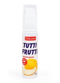 Гель-смазка Tutti-frutti со вкусом сочной дыни - 30 гр. - Биоритм - купить с доставкой в Костроме