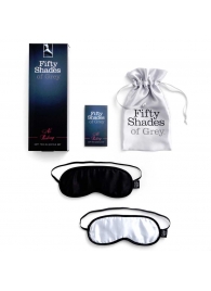 Набор из двух масок на глаза Soft Blindfold Twin Pack - Fifty Shades of Grey - купить с доставкой в Костроме