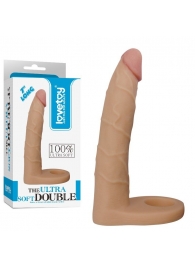 Телесная насадка-фаллоимитатор для двойного проникновения - 17 см. - Lovetoy - купить с доставкой в Костроме