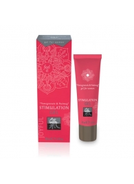 Возбуждающий интимный гель для двоих STIMULATION GEL Pomegranate   Nutmeg - 30 мл. - Shiatsu - купить с доставкой в Костроме